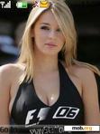 Download mobile theme F1 Babe