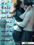 Download mobile theme Love Kiss