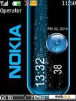 Download mobile theme Nokia Dual Clock 3