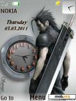 Download mobile theme Final Fantasy Clock