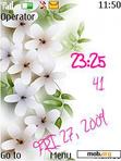 Download mobile theme White flower