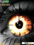 Скачать тему Swf Eye Clock