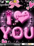 Download mobile theme I Love You