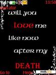 Download mobile theme Love Me After My Death By ACAPELLA