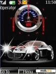 Download mobile theme animated car-clock