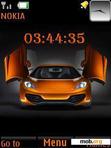 Download mobile theme Car With Clock