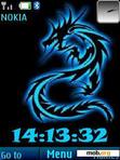 Download mobile theme Dragon Clock