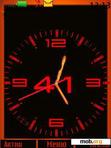 Download mobile theme Red clock