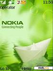 Download mobile theme Nokia Green