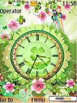 Download mobile theme Spring clock