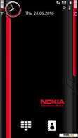 Download mobile theme Red Black Nokia