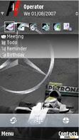 Download mobile theme Mercedes GP