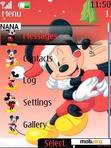 Download mobile theme Minnie Kiss Clock