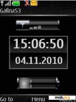 Download mobile theme Clock $ indicators