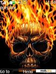 Download mobile theme Fire Scull By ACAPELLA