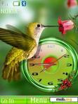 Скачать тему Bird Clock