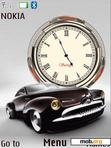 Download mobile theme Car With Clock