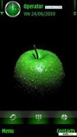 Скачать тему green apple