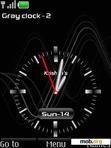 Download mobile theme Gray Clock-2