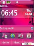 Download mobile theme x3-02 theme pink abstract