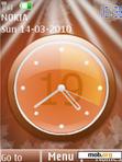 Download mobile theme Analog clock