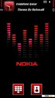 Download mobile theme Nokia Red Eqlizer By Rehman