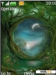 Download mobile theme Moon In tree