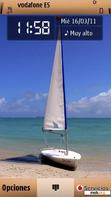 Скачать тему Boat On Beach