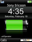 Download mobile theme SonyEricsson_Battery_Flash