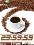 Download mobile theme Coffee clock,an