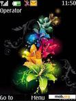 Download mobile theme Flower Abstract