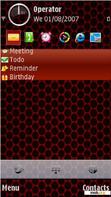 Download mobile theme Hex red by riajss