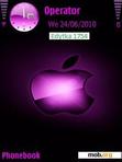 Скачать тему animated colour apple