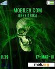 Download mobile theme Toxic Skull