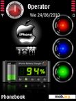 Download mobile theme Animated Iphone Clock