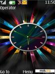 Download mobile theme Color clock