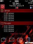 Download mobile theme Firestorm with Today