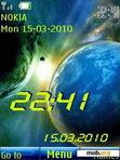 Download mobile theme My Space Clock