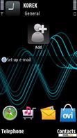 Download mobile theme Sound Wave Blue