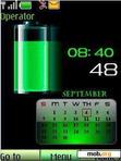 Download mobile theme Clock Calendar