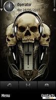 Download mobile theme Animated_3d_Skull