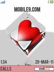 Download mobile theme Corazones