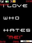 Download mobile theme I Love Who Hates Me By ACAPELLA