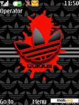 Скачать тему Logo Red Adidas