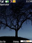 Download mobile theme Lonely Dark Tree