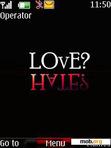 Download mobile theme Love Hates By ACAPELLA