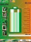 Скачать тему Green Battery Updater SWF