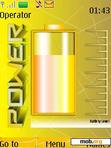 Скачать тему Yellow Battery Updater SWF