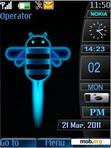 Скачать тему Bumblebee bar cLOck.