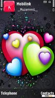 Download mobile theme Colorful Hearts